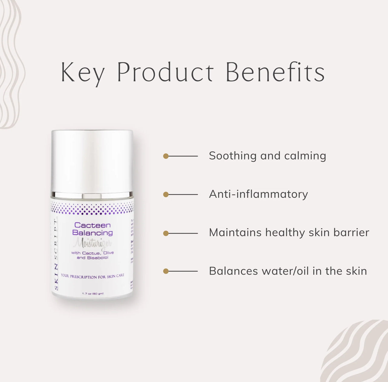 Skin Script Cacteen Balancing Moisturizer